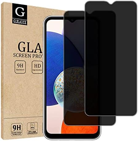GLBLAUCK [2 Csomag] a Samsung Galaxy A14-es 5G Adatvédelmi képernyővédő fólia, Anti-Spy 9H Keménység Esetben, Barátságos