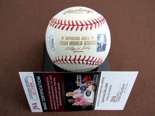 Tony Larussa 3 X Wsc Egy Kártyát Hof Mgr Aláírt Auto 2004 Ws Játék Baseball Szövetség - Dedikált Baseball