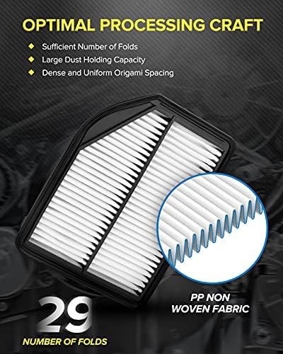 PHILTOP Motor Levegő Szűrő Csere EAF058 (CA11258), CR-V / CRV L4 2.4 L (2012 2013 2014), a doboz tartalma 1