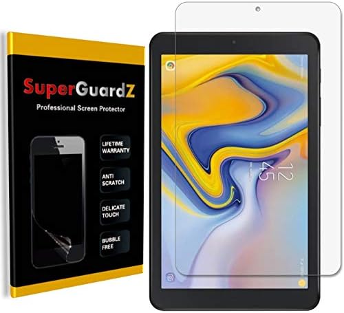 [3-Pack] a Samsung Galaxy Tab 8 (2018) képernyővédő fólia - SuperGuardZ, Ultra Tiszta, Anti-Karcolás, Anti-Buborék [Életben