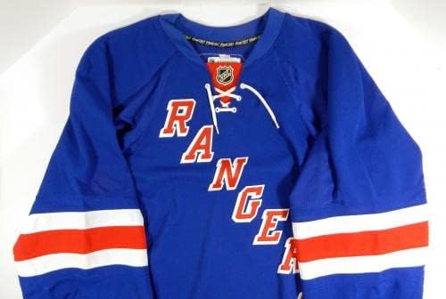 A New York Rangers Játék, Üres Kiadott Kék Mez 58 DP39136 - Játék Használt NHL-Mezek