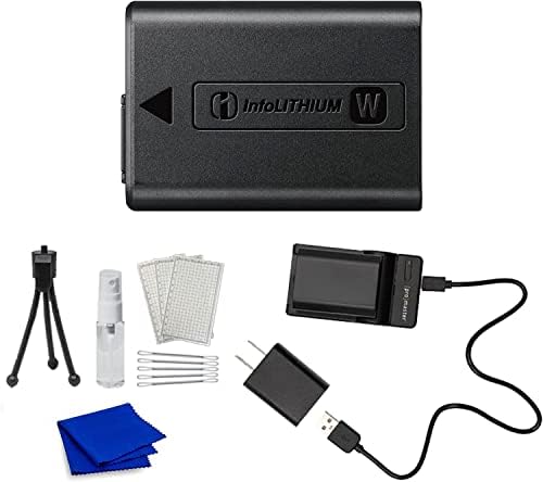 Sony NP-FW50 Újratölthető Akkumulátor Csomag + Promaster Akkumulátor & USB-Töltő Kit & Starter Kit | Sony Infolithium W Akkumulátor