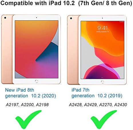 ONOLA Kompatibilis iPad 8 Generációs Esetben,iPad Esetében 8 Generációs HD Képernyő Védő (10.2 hüvelyk),Tartós Védelem 3
