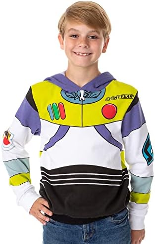 Disney Fiú Toy Story Buzz Lightyear Space Ranger Kapucnis Pulóver