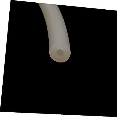 X-mosás ragályos 3mm x 8 mm-es Magas hőmérsékletű Ellenálló Szilikon Gumi Cső, Tömlő Cső Tejes 1 Méter Hosszú(Tubo flessibile