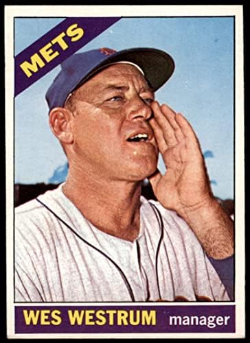 1966 Topps 341 Wes Westrum New York Mets (Baseball Kártya) VG/EX Mets