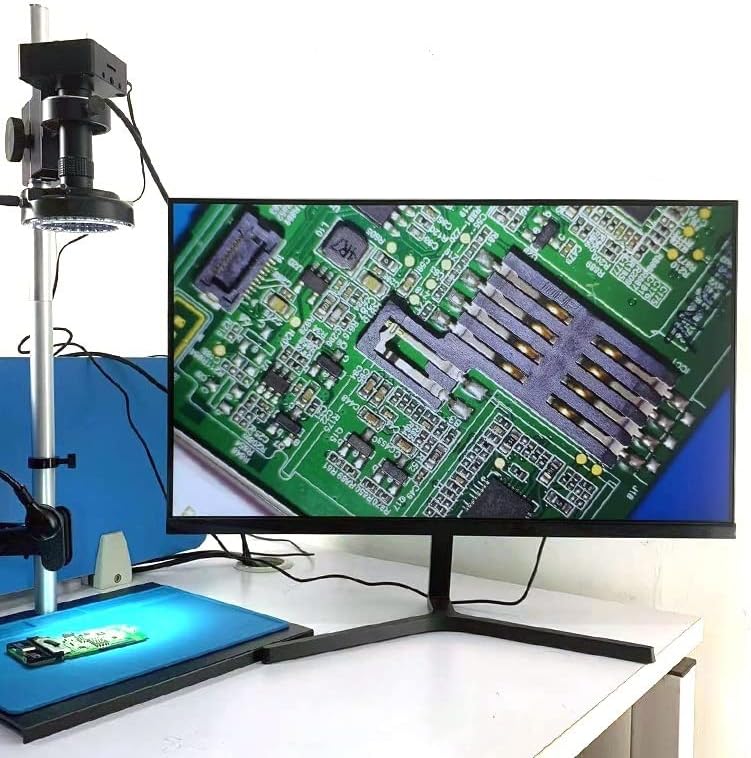 Mikroszkóp Kiegészítők Kit Felnőtteknek 1-130X Zoom Digitális Ipari Mikroszkóp Kamera Labor Fogyóeszközök (Szín : C Kamera)