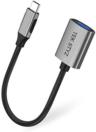 Tek Styz USB-C USB 3.0 Adapter Működik a Samsung SM-N970U OTG Típus-C/PD Férfi USB 3.0 Női Converter. (5Gbps)