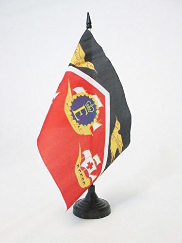 AZ ZÁSZLÓ Royal Standard Trinidad and Tobago 1966-1976 Táblázat Zászló 5 x 8 - Királynő Személyes Trinidadi Asztal Zászló