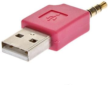 USB 2.0 a Férfi-3.8 mm-es Férfi Audio Adapter Vörös Parittya Lyuk