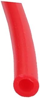 X-mosás ragályos 3mm x 5mm Átm Magas hőmérsékletű Ellenálló Szilikon Cső, Tömlő Gumi Cső Piros 2M Hosszú(3 mm x 5 mm-es,