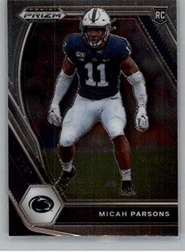 2021 Panini Prizm Tervezet Csákány 136 Micah Parsons Penn State Nittany Lions RC Újonc Labdarúgó-Trading Card