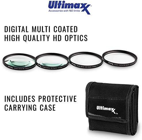 Ultimaxx 67MM Teljes Objektív Szűrő Tartozék Kit Objektívek 67MM Szűrő Méret: UV CPL FLD Szűrő Szett + Makró Közel Állítsa