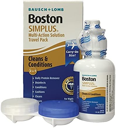 Boston® Simplus® Multi-Akció Megoldás Utazási Kit Objektív esetében | 1 fl oz | Carry-On Jóváhagyott