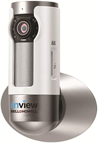 A Bell+ - Howell InView HD H. 264 Falra Szerelhető Wi-Fi IP Kamera Felhő Felvétel, 10x Zoom, IR LED az Éjszakai Látás, Live