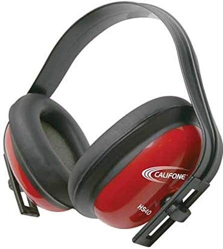 Califone HS40 Meghallgatás Biztonságos hallásvédő eszköz, Stabil Polipropilén Headstrap, Állítható Fejpánt, ABS Műanyag Earcups