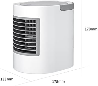XARONF Mini légkondícionáló, Párolgási Levegő Hűvösebb, USB Powered Mini Hűtő w/Párásító, 3 Sebesség, Asztali, Hordozható,