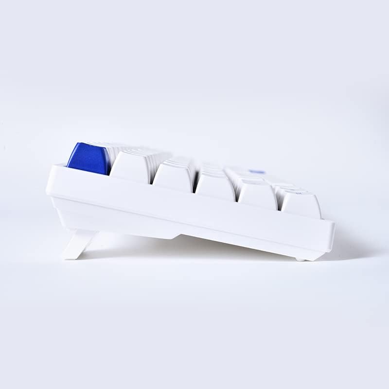 Akko 3084B Plusz Kék, Fehér, 75% - 84-Kulcs RGB Hot-swap Mechanikus Gaming-Billentyűzet, 2.4 G Wireless/Bluetooth/Vezetékes