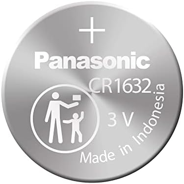 Panasonic CR1632 Többcélú beleértve a Távirányító Autó 3 Voltos Lítium gombelem-pack 5