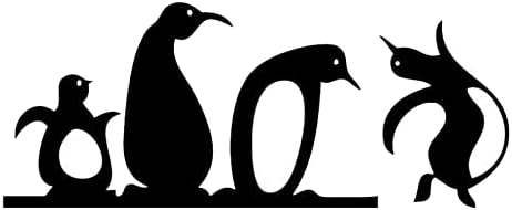 Éles Fény Doboz Fotózás Pingvin Kapcsoló Matrica Személyiség Vicces Állat Fali Dekoráció PVC Fali Matrica Állat Kapcsoló