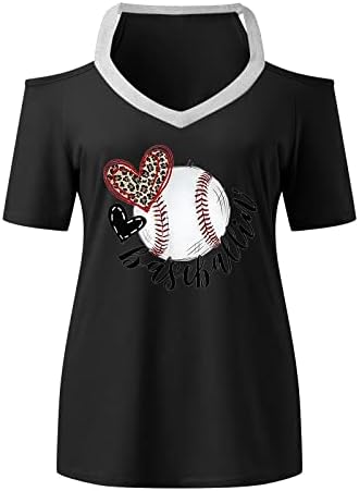 2023 Női Tunika Maximum Csipke Rövid Ujjú Tshirt Nyári Alapvető Tees Szív Baseball Nyomtatott Blúz, Elegáns, Divatos Póló