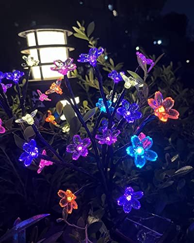 Napelemes Kerti Lámpák Solar Kültéri Világítás, Dekoratív Virág Tündér Kert Tét Vízálló Kint az Udvaron Fekvő Elérési Út
