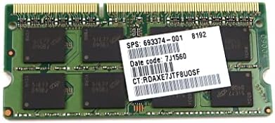 8GB Mikron DDR3 1600 MHz-es PC3-12800 1.35 V Laptop RAM Memória MT16KTF1G64HZ-1G6E1 693374-001