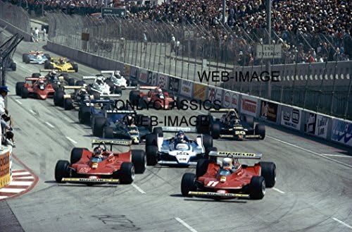 OnlyClassics 1979 Long Beach, Kalifornia nagydíj a Formula EGY AUTO Racing Cselekvési 8X12 Fotó