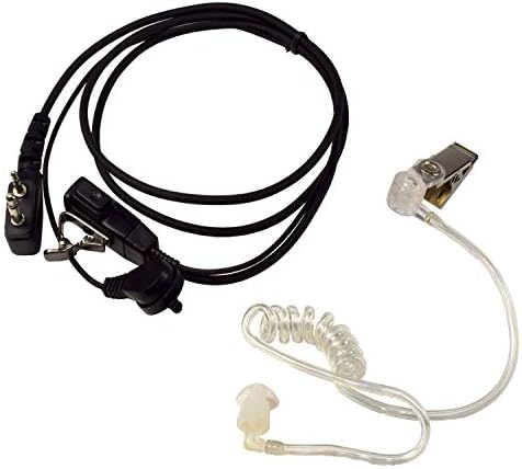 2X HQRP 2 Pin Akusztikus Cső Hangszóró, Fülhallgató Mikrofon Kompatibilis ICOM IC-H12, IC-H16, IC-H2, IC-H6, IC-J12 + HQRP