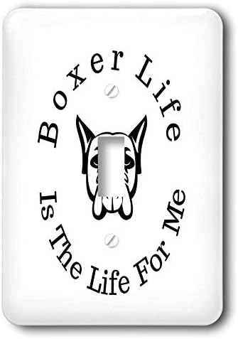 3dRose Carrie Kereskedő 3drose - Kép Boxer Életem Az Én Életem - egy kapcsoló segítségével (lsp_309887_1)