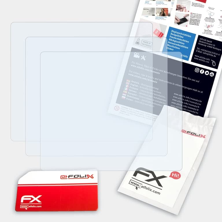 atFoliX Képernyő Védelem Film kompatibilis Anbernic RG350 / RG350P képernyővédő fólia, ultra-tiszta FX Védő Fólia (3X)