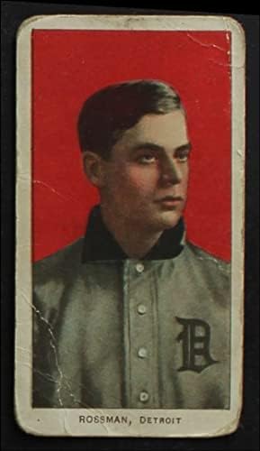 1909 T206 Claude Rossman Detroit Tigers (Baseball Kártya) FAIR Tigrisek