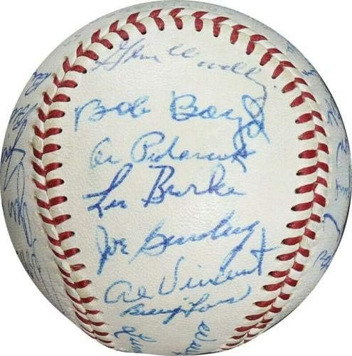 Gyönyörű 1959 Baltimore Orioles Csapat Aláírt Amerikai profi Baseball-Liga PSA DNS - Dedikált Baseball
