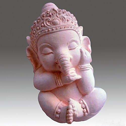 egbhouse, Ganesha Baba 2D Szappan Szilikon Öntőforma, Gipsz, Penész,Polymer Clay Penész