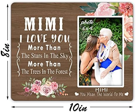 Nagyi Ajándékok Képkeret,Nagyi Mimi Születésnap, Karácsony anyák Napja Hálaadás Ajándék Unokája,Mimi Wall & Asztali Képkeret