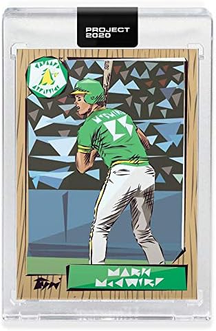 Topps Projekt 2020 Baseball Kártya 60 1987 Mark McGwire által Naturel - Csak 2,687 készült!