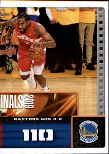 2019-20 Panini Kosárlabda Matrica 74 Kawhi Leonard Döntő Játék 6 Jobb Oldalon Toronto Raptors Hivatalos NBA Matrica Gyűjtemény