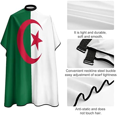 Algéria Zászló Borbély Cape Szakmai Haj Vágás Kötény Fodrász Cape Borbély Tartozékok Férfiak Nők