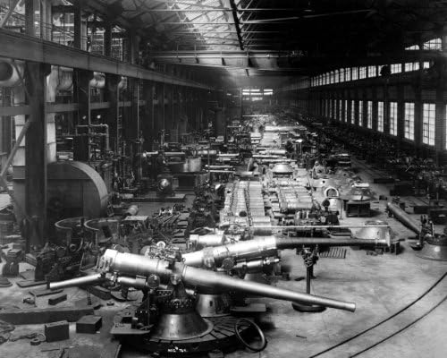 Új 8x10 világháborús Fotó: Fegyverek, Ágyú, a Bethlehem Steel