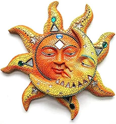 George S. Chen Behozatal Mozaik Crescent Moon & Nap Falon Emléktábla Dekoráció (Nagy, 63070)
