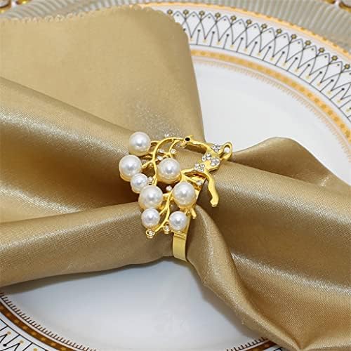 XJJZS Szalvéta Gyűrű Szalvéta tartó Vacsorák Felek Esküvői Asztal Dekoráció Kiegészítők
