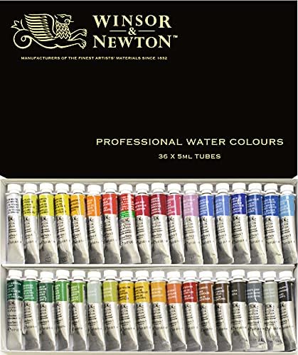 Windsor & Newton Művészek Víz, 5 ML cső 36C set (japán import)