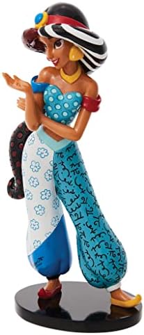 Enesco Disney által Romero Britto Aladdin Jázmin Figura, 7.87 Inch, Többszínű