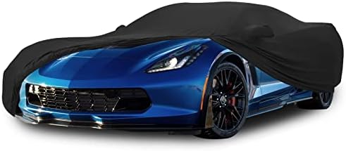 Autó fedezet Beltéri Kompatibilis Corvette C8 Rája, Z06, Z51 corvette-ekért 2020 2021 2022 2023, Stretch Szatén Por Védelem