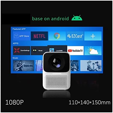 T2 Max Full HD 1080P Smart Mini Projektor Támogatja a 4k Tv Android WiFi házi-Mozi Bluetooth LED Projektor Globális Verzió