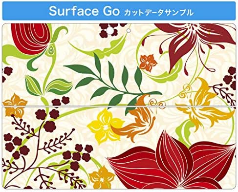 igsticker Matrica Takarja a Microsoft Surface Go/Go 2 Ultra Vékony Védő Szervezet Matrica Bőr 001316 Virág, Növény