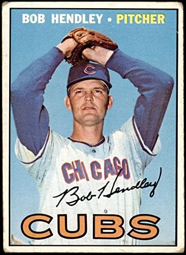 1967 Topps 256 Bob Hendley Chicago Cubs (Baseball Kártya) SZEGÉNY Kölykök