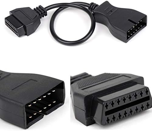 Goliton 12 Pin OBD1 16 Pin-OBD2 Diagnosztikai Szkenner Konverter Adapter Kábel Kompatibilis a GM Daewoo
