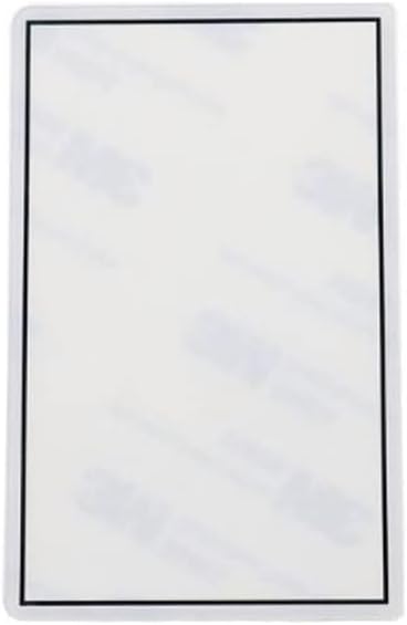 Rymfry Felső Képernyő Keret objektívvédőt LCD Képernyő Védő Fólia Nintend Új 3DS Konzol (Fehér)