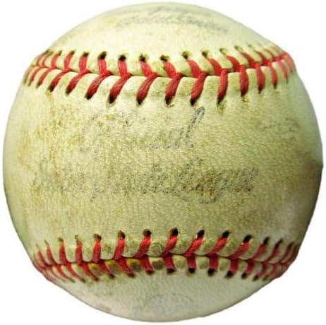 Babe Ruth Joe Dimaggio Aláírt Dedikált Baseball New York Yankees PSA/DNS - Dedikált Baseball